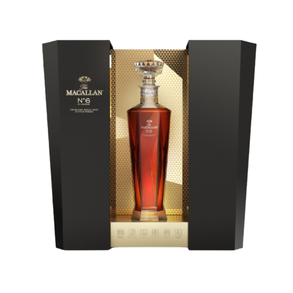 Macallan: No.6 In Lalique (70cl) with Box