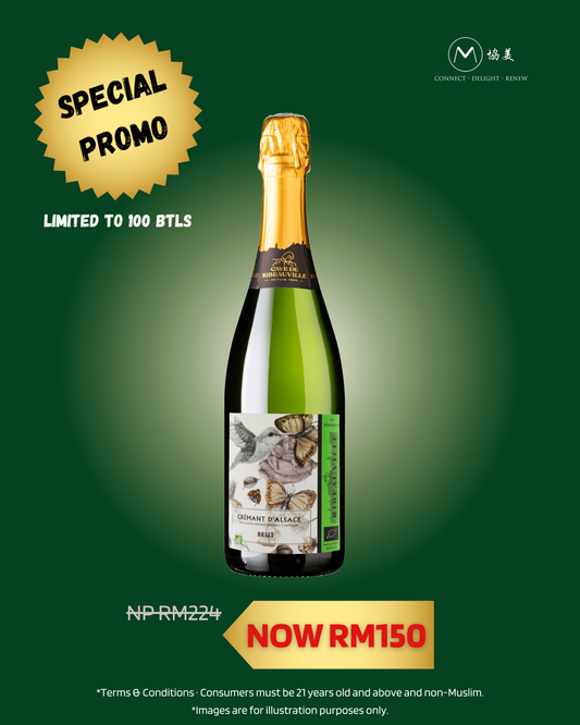 AOC CREMANT D'ALSACE BRUT BIO VERT (75cl)