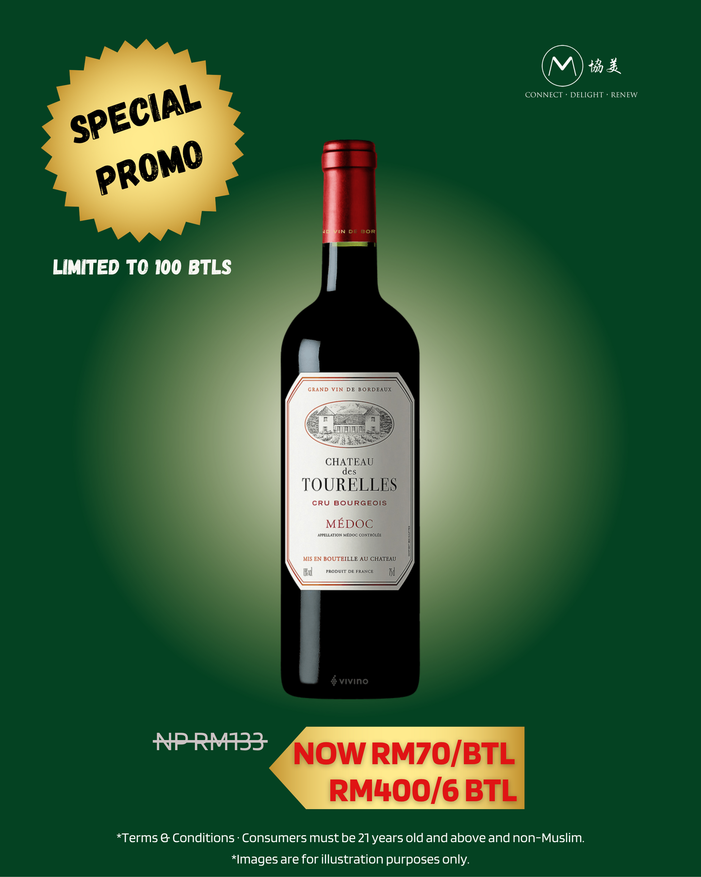 Château des Tourelles Médoc 2015 (75cl)